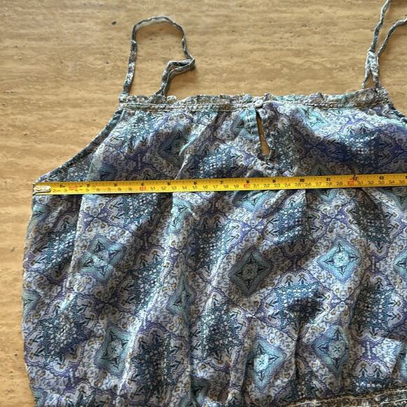 American Eagle Cropped Boho Bohemian Festival Sheer tank top S3 - Picture 7 of 10